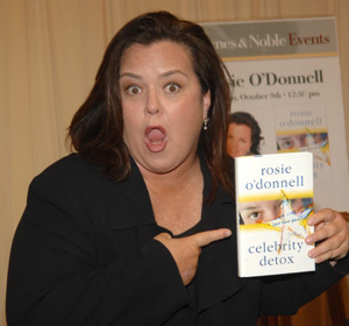 Rosie O'Donnell last month at a book signing for her "Celebrity Detox."