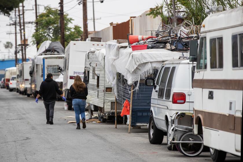 Homless Rv As RV camps grow, new bill seeks to reduce them in L.A. - Los Angeles Times