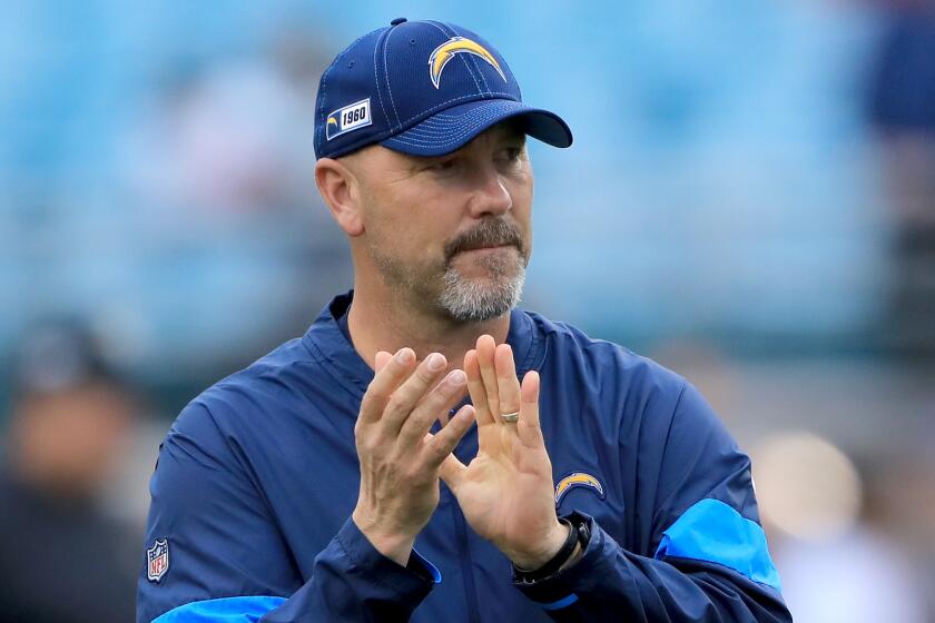 JACKSONVILLE, FLORIDA - DECEMBER 08: Defensive coordinator Gus Bradley.