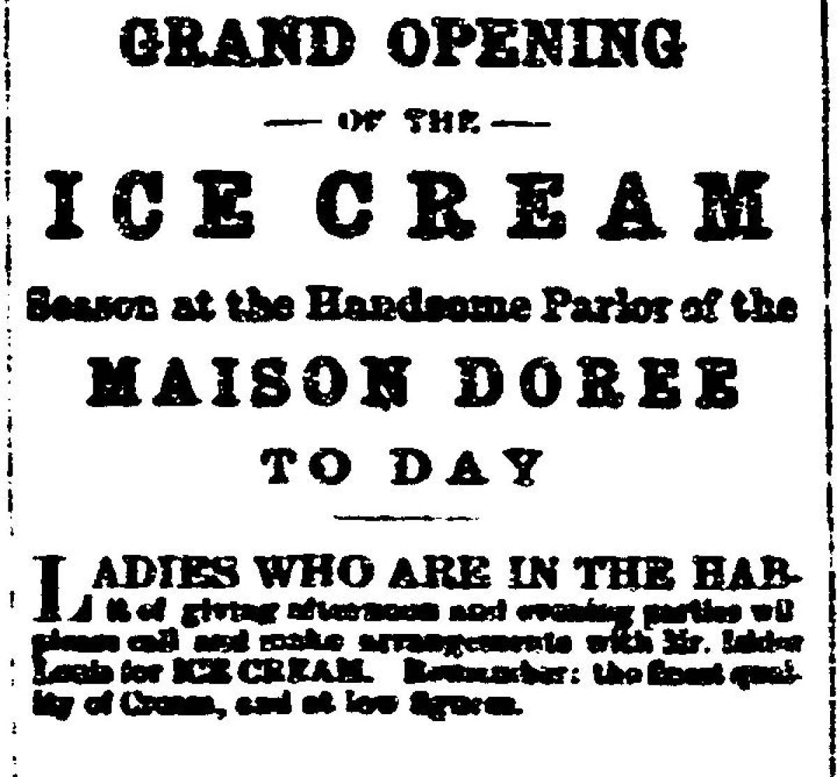 Ice cream parlors  Restaurant-ing through history