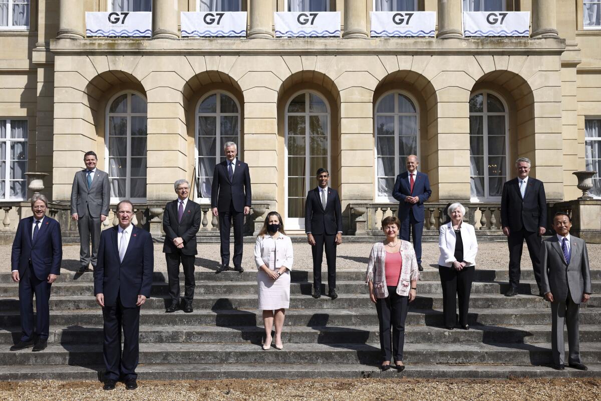El G7 acuerda que gigantes tecnológicos paguen impuestos justos
