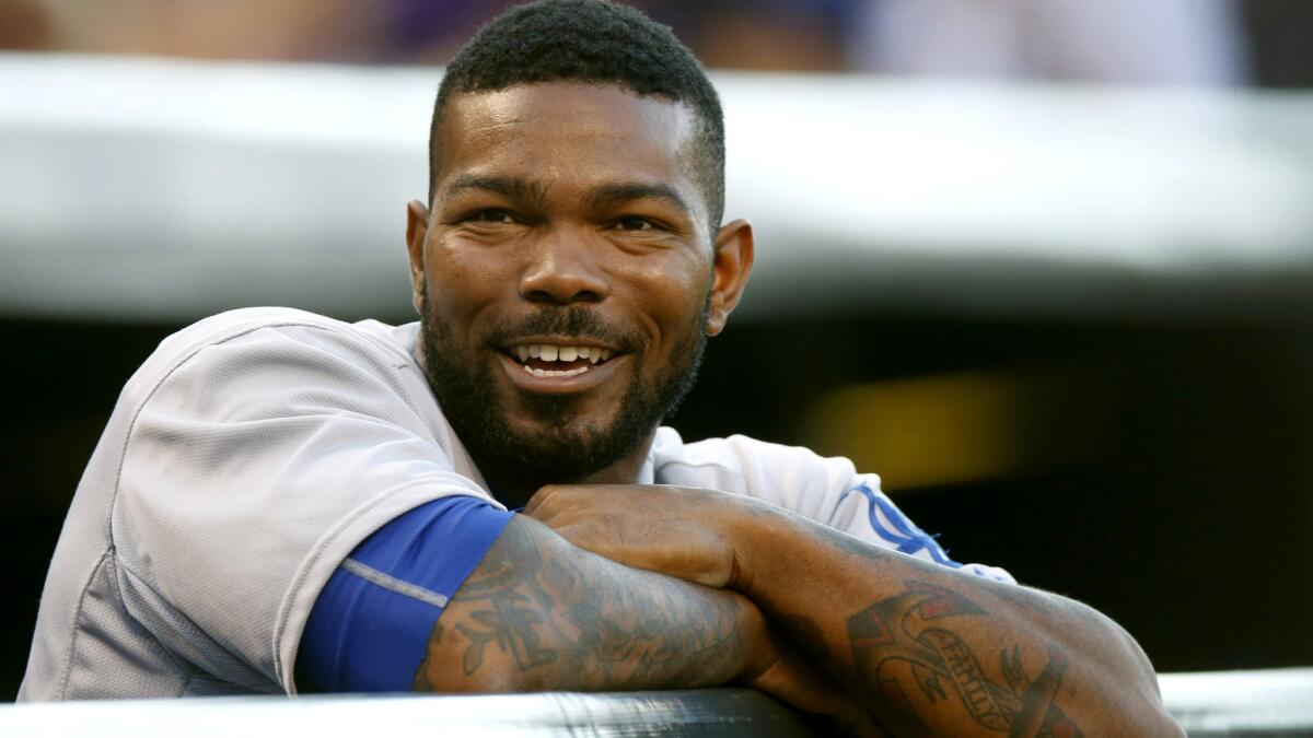 Dodgers second baseman Howie Kendrick missed four games because of knee injury.