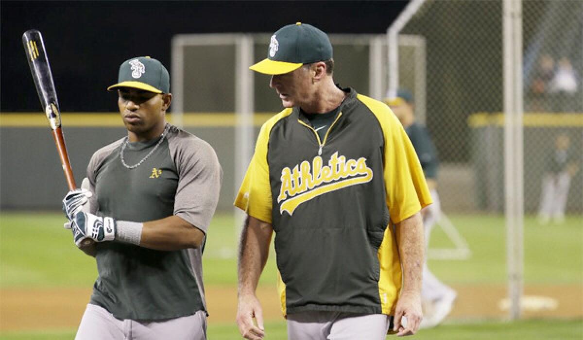 Oakland slugger Yoenis Cespedes and Manager Bob Melvin have helped the Athletics grab their second consecutive American League West title. The Athletics will face the Detroit Tigers in Game 1 of their division series Friday.