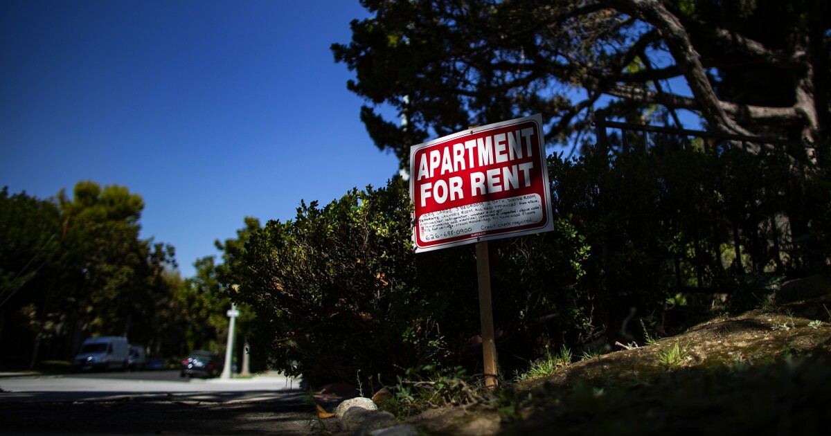 Les prix de location baissent dans certaines régions métropolitaines de Californie