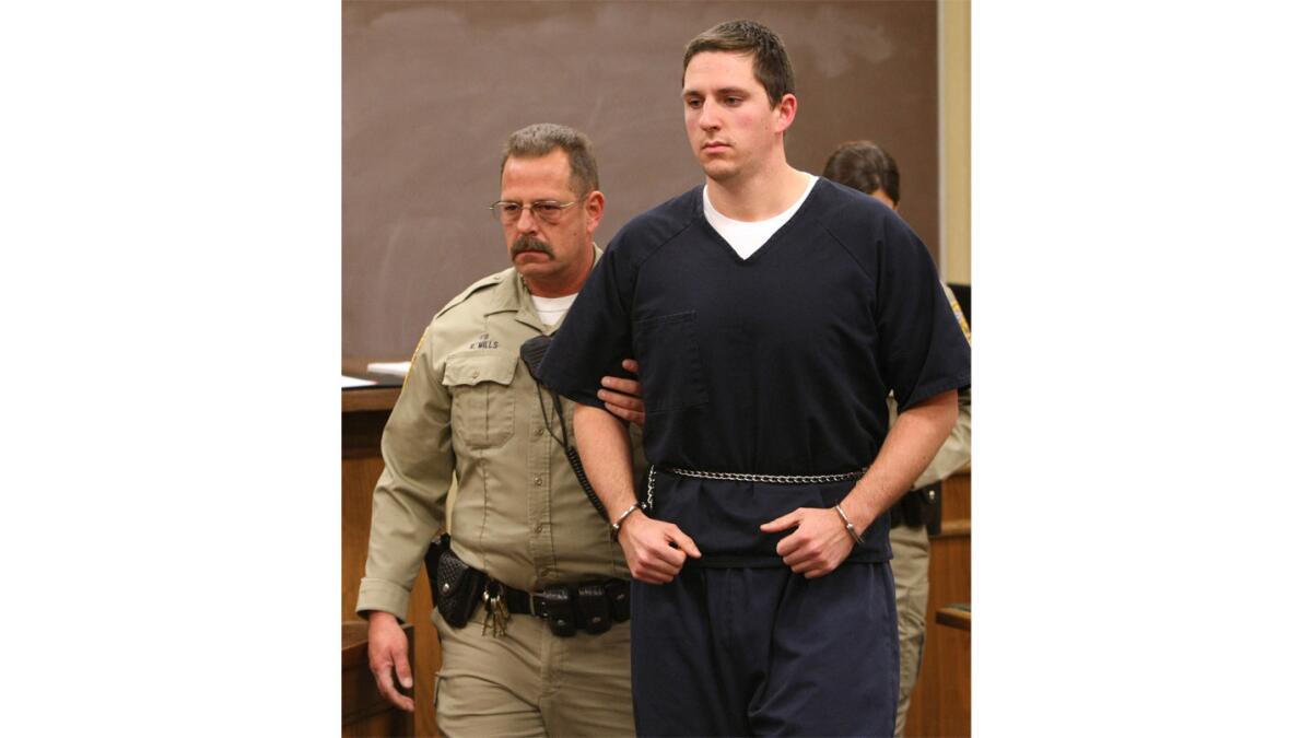 Johannes Mehserle is shown in the East Fork Justice Court in Minden, Nev., in 2009.