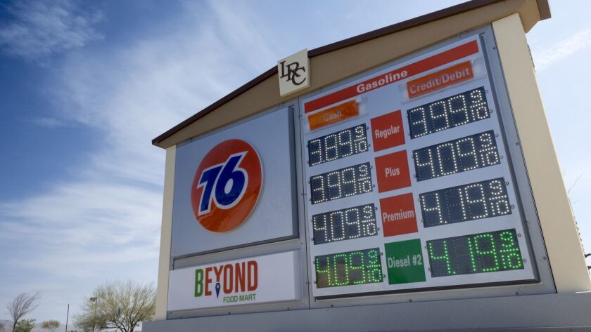 Regular gas prices inched closer to the $4-per-gallon mark in Apple Valley and elsewhere in Southern California.