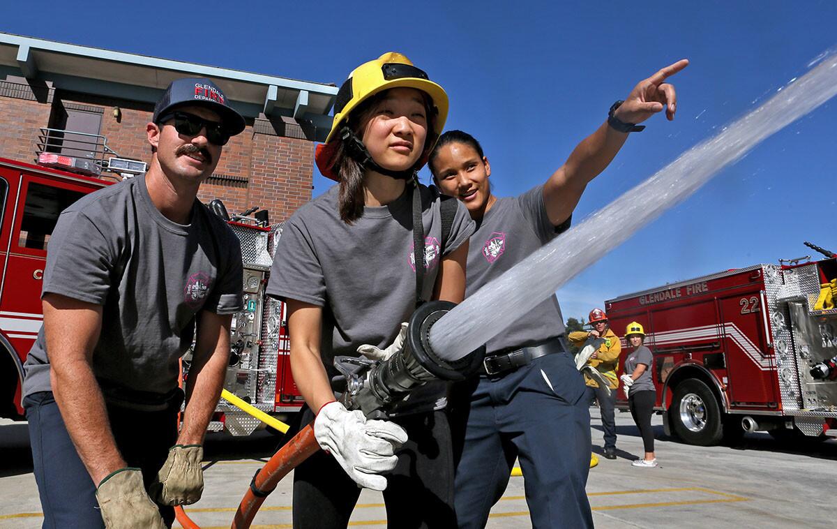 Photo Gallery: Glendale Fire Dept, first ever Girls Camp includes all
