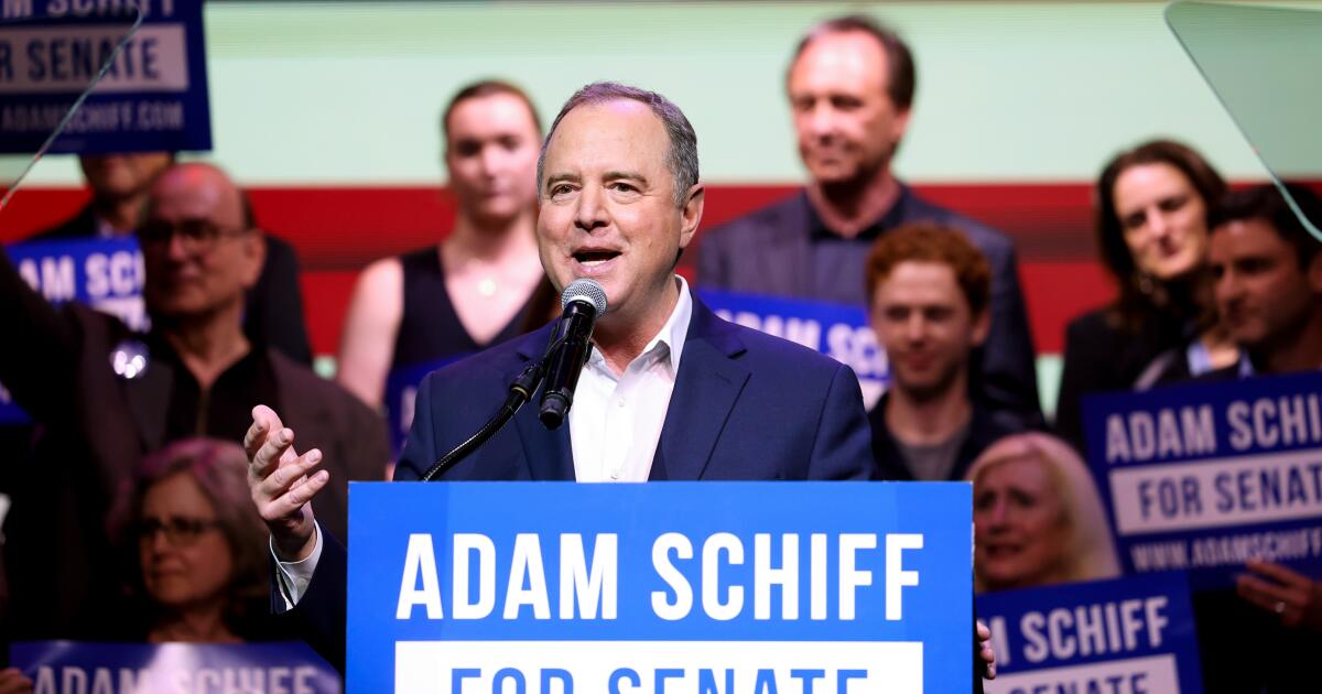 Adam Schiff ve aşinalık Kaliforniya’nın önemli Senato yarışını kazandı