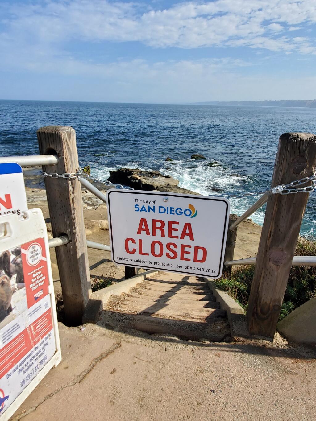 San Diego begins temporary closure of Point La Jolla to separate people