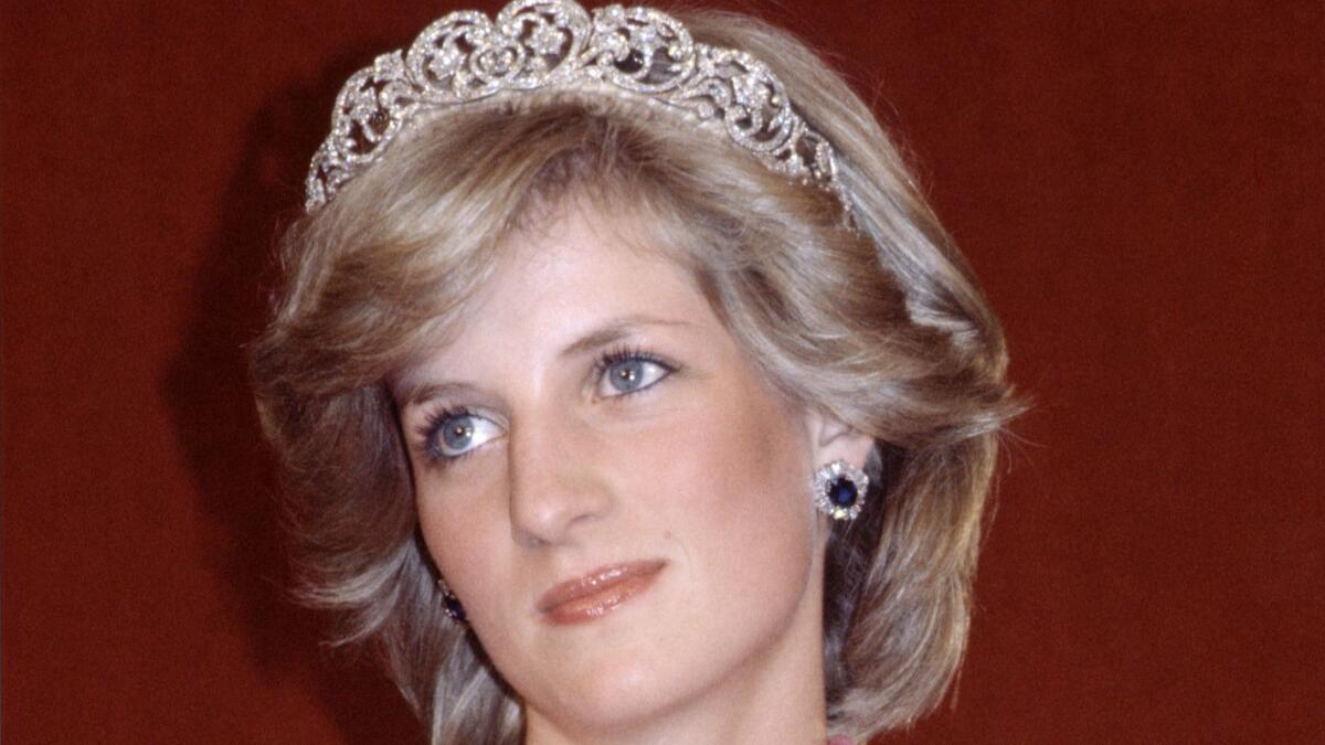 Diana, Princess of Wales, wearing the Spencer tiara.