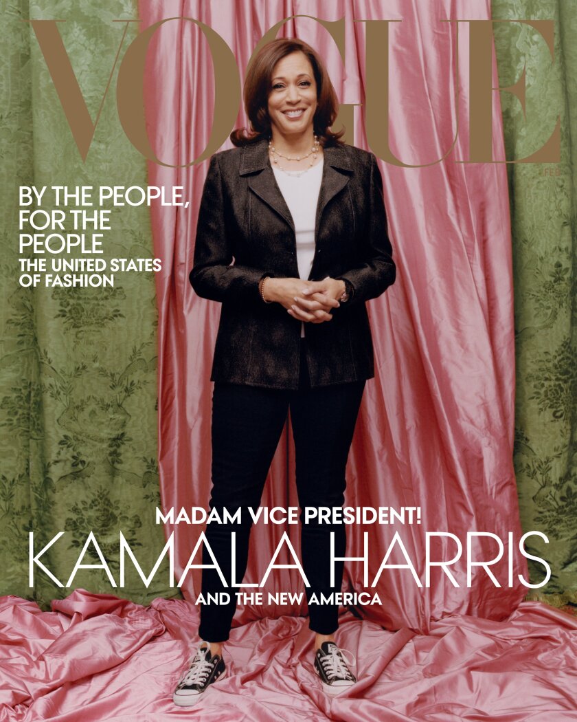 Kamala Harris Team Says It Was Blindsided By Vogue Cover Los Angeles Times 