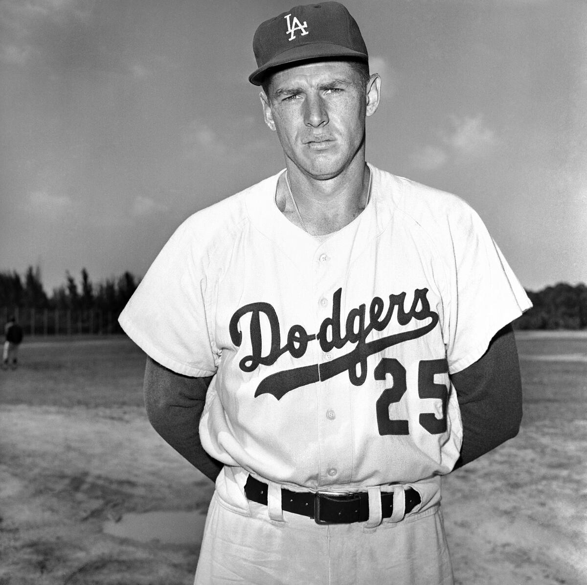 Dodgers outfielder Frank Howard in 1962. 