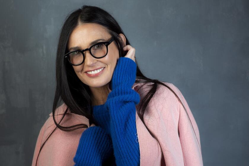 PARK CITY, UTAH -- JANUARY 28, 2019 -- Actor Demi Moore, from the film, "Corporate Animals," photographed at the L.A. Times Photo and Video Studio at the 2019 Sundance Film Festival, in Park City, Utah, United States on Monday, Jan. 28, 2019 (Jay L. Clendenin / Los Angeles Times)