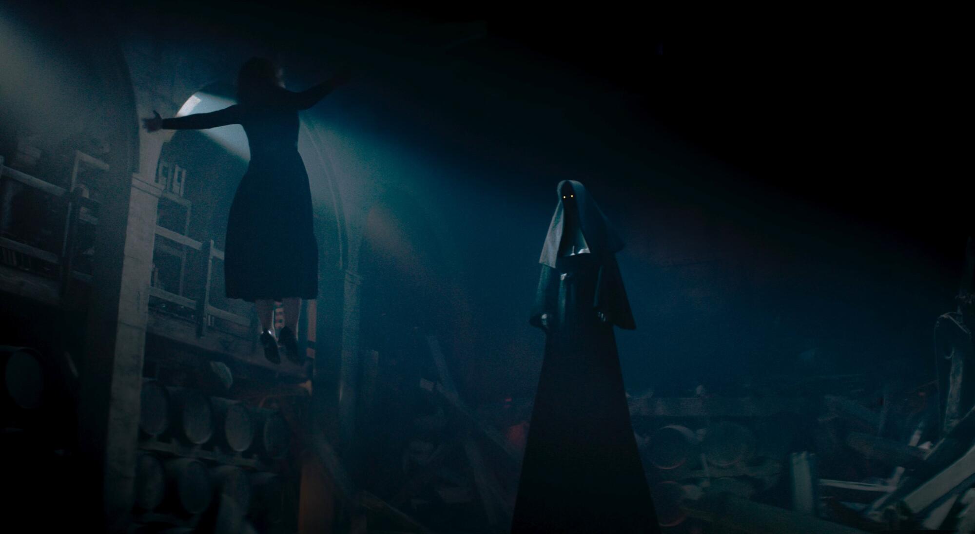 A scene from "The Nun II" 2023.