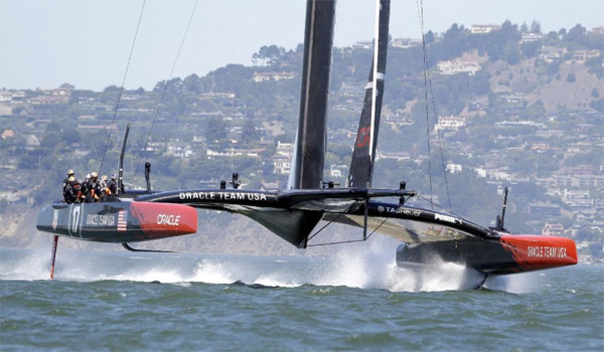 Oracle Team USA will have to win 11 races to take the regatta at the 34 America's Cup finals this weekend.
