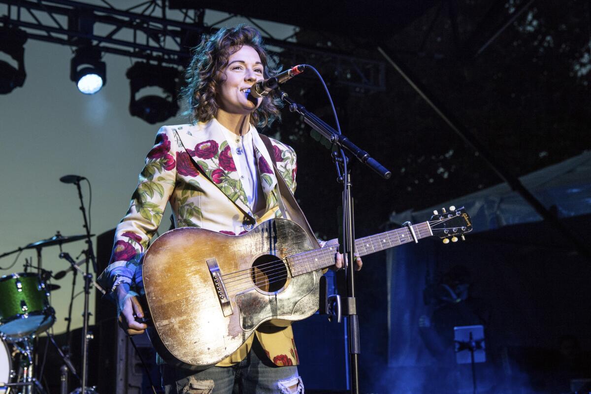 In this Sunday, Dec. 2, 2018 file photo, Brandi Carlile performs at One Love Malibu at King Gillette Ranch in Calabasas, Calif. A list of nominees in the top categories at the 2019 Grammys, including Kendrick Lamar, who is the leader with eight nominations, were announced Friday, Dec. 7, 2018, by the Recording Academy. Drake, Cardi B, Brandi Carlile, Childish Gambino, H.E.R., Lady Gaga, Maren Morris, SZA, Kacey Musgraves and Greta Van Fleet also scored multiple nominations.