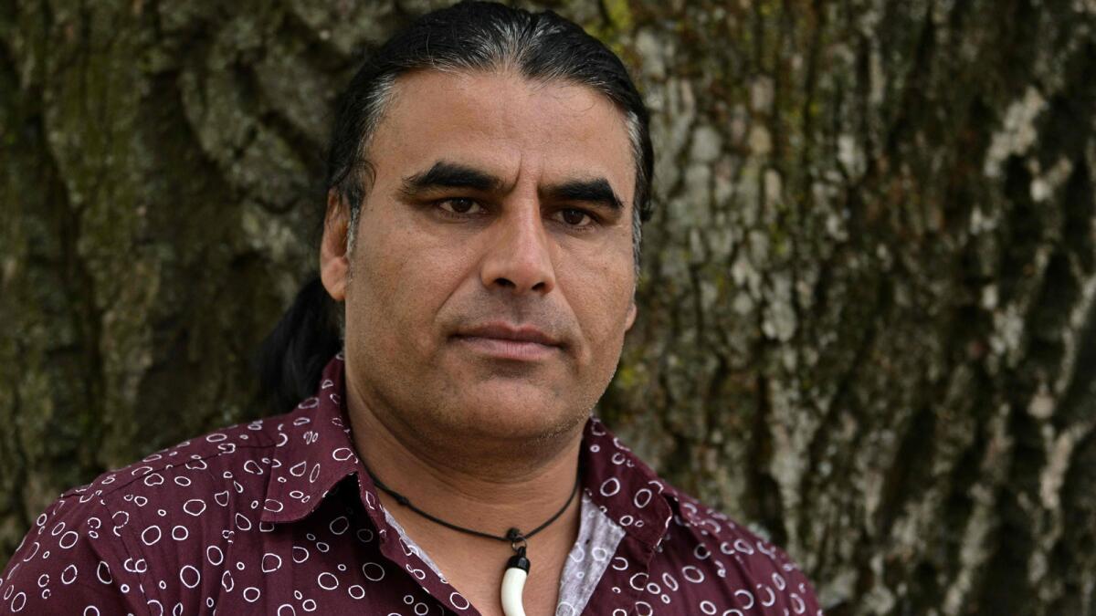 Afghan refugee Abdul Aziz, 48, during an interview in Christchurch, New Zealand.