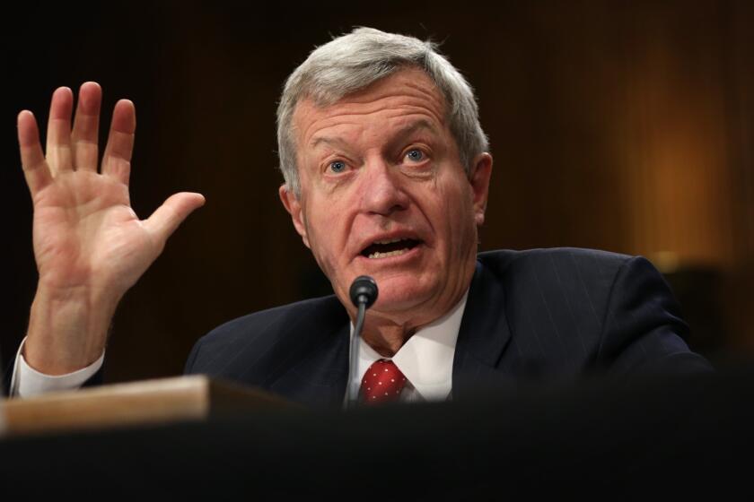 Sen. Max Baucus (D-Mont.) testifies at his confirmation hearing before the Senate Foreign Relations Committee last week.