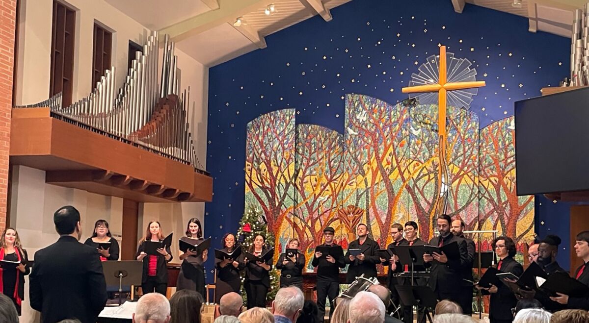 Sacra/Profana performs its "Christmas Reimagined" concert.
