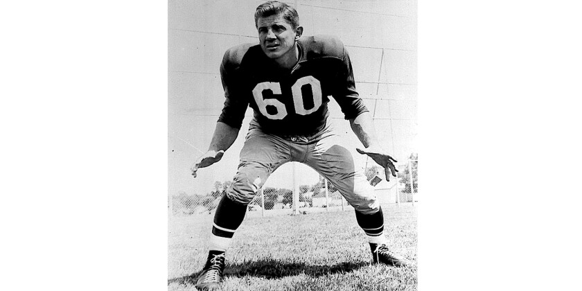 Chuck Bednarik Dies At 89 Nfl Hall Of Famer Was Rugged Two