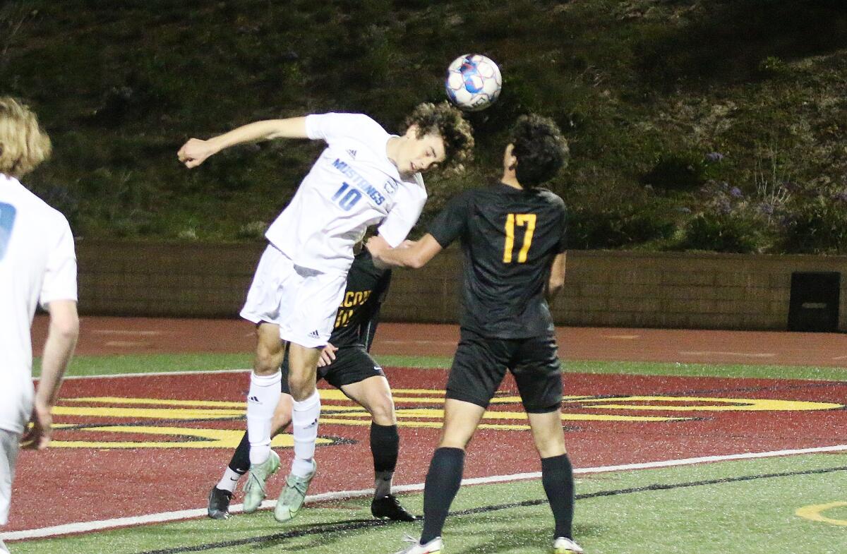 SDA junior Jackson D'Alessandro gets airborne.