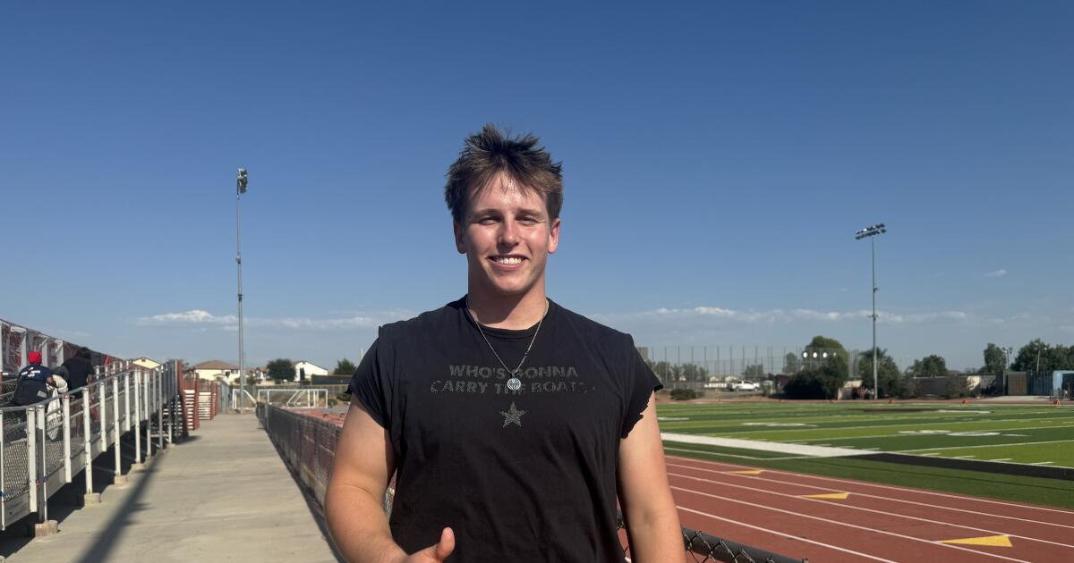 Drew Nichols leads a standout Murrieta Valley offensive line