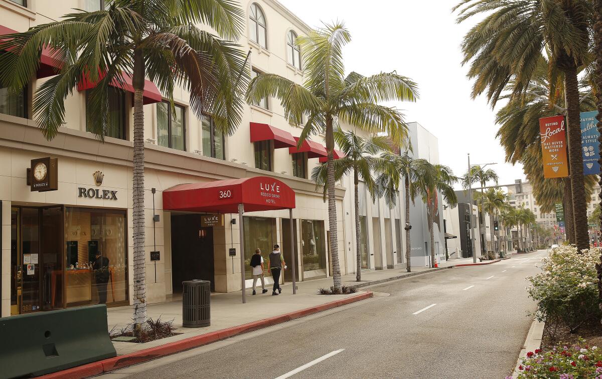 Rodeo Drive in Beverly Hills.