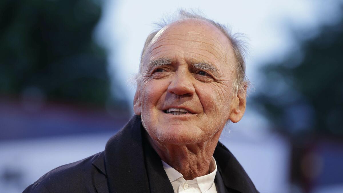 Bruno Ganz arrives for the screening of “Remember” at the 2015 Venice Film Festival.