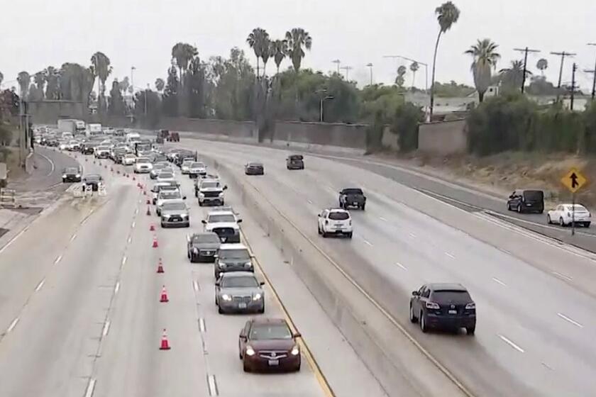 A broken water main is causing a major headache for commuters traveling through Hollywood Tuesday morning. Water from the broken main began flooding the freeway just south of Santa Monica Boulevard around 2:30 a.m., according to the California Highway Patrol’s traffic incident log.