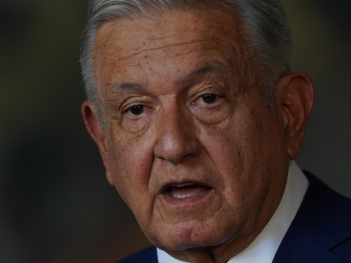 El presidente mexicano Andrés Manuel López Obrador 