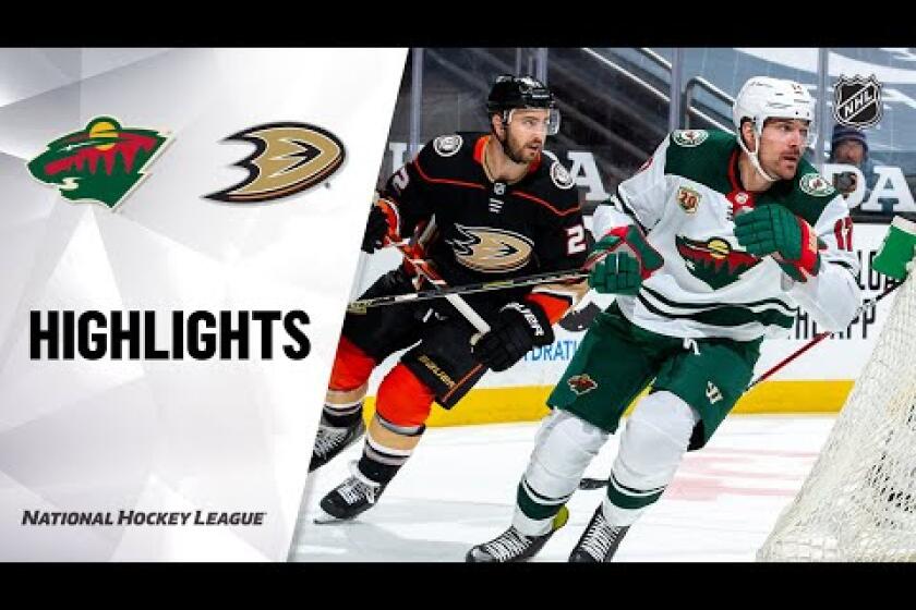 Highlights from the Ducks' loss to the Minnesota Wild
