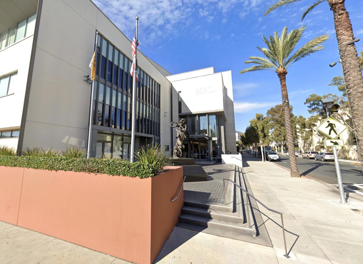 Exterior of the Glendale Police Department headquarters