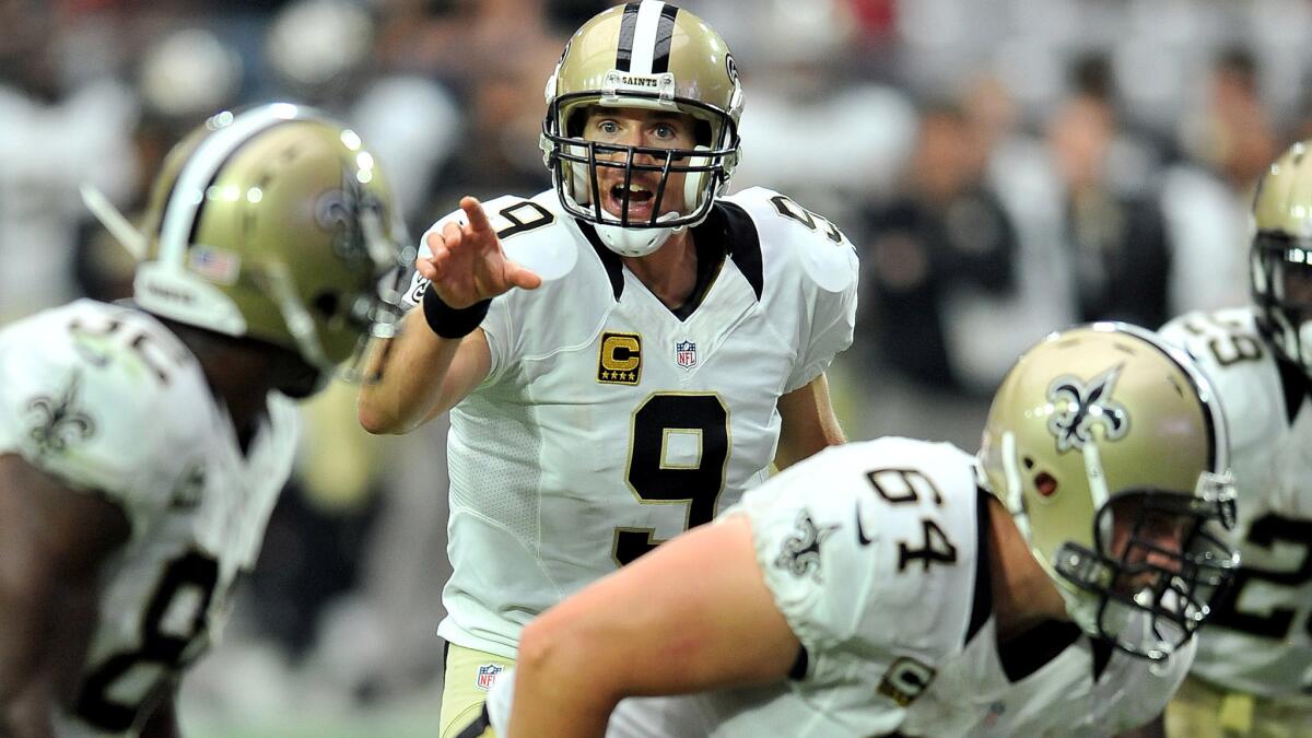 Saints quarterback Drew Brees thrown 454 more touchdown passes than the Rams' Jared Goff.