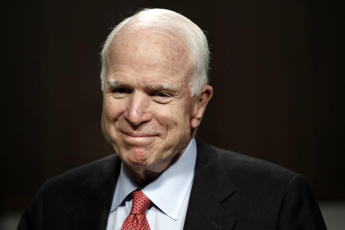 Sen. John McCain in 2017.