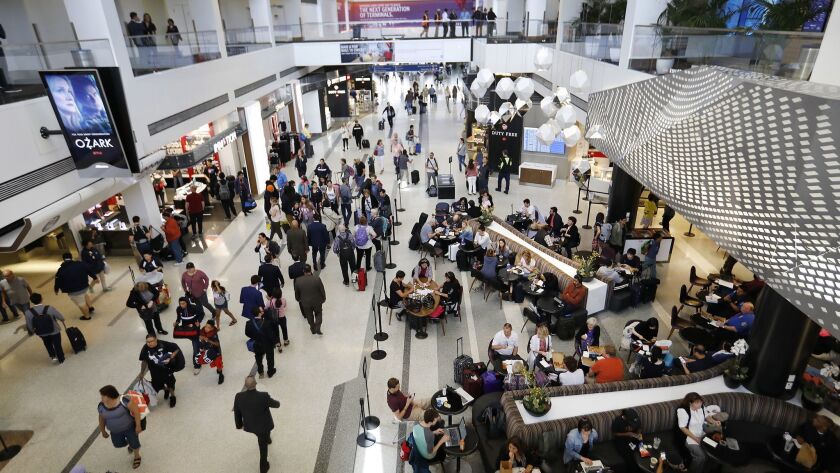 Millions of passengers are expected to flow through Los Angeles International Airport between Friday and July 9 in what airport officials are billing as a record-breaking week of travel surrounding the Fourth of July holiday.
