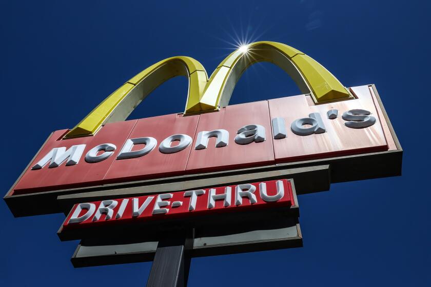 Los Angeles, CA, Monday, April 1, 2024 - McDonalds located on Santa Monica Blvd. (Robert Gauthier/Los Angeles Times)