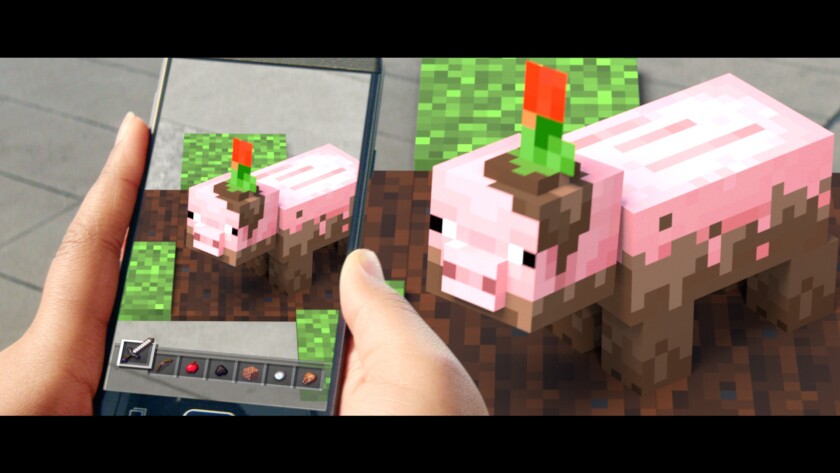"Minecraft Earth" will bring the blocky game to augmented reality.