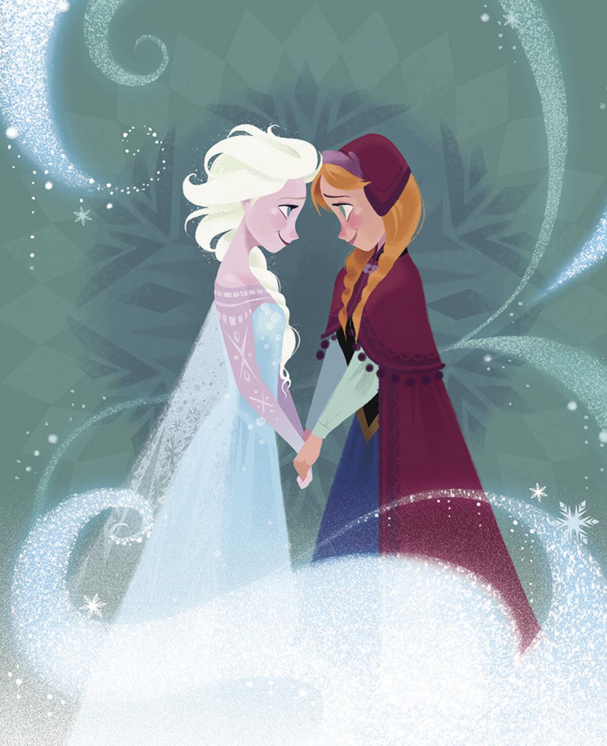 Brittney Lee's concept drawing for "Frozen." (Disney)