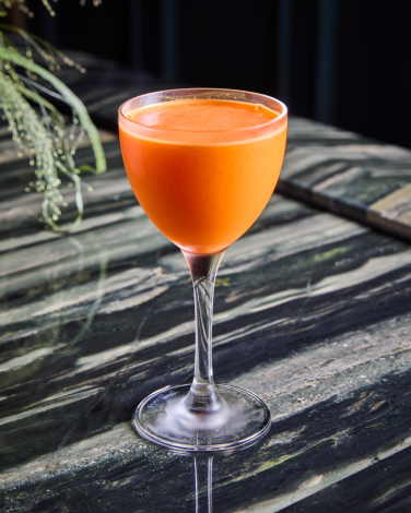 2024 BEST DRINKS - The Orange and Carrot Gimlet at Dada on Friday, October 11, 2024 in Los Angeles, CA. (Andrea D'Agosto / For The Times)
