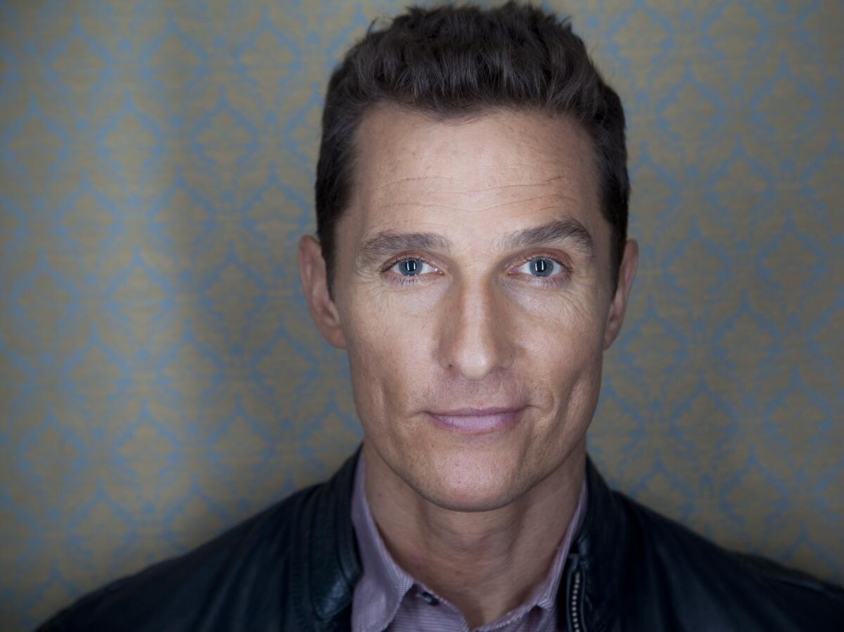 Matthew McConaughey won the SAG Award for best actor for his performance in "Dallas Buyers Club."