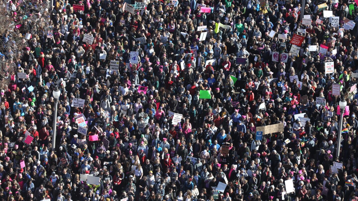 Marching for women's rights