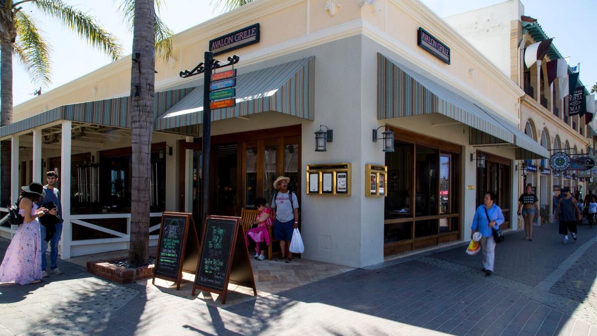 The trendy Avalon Grille in offers a new Sunday brunch from 9 a.m. to 3 p.m. (Gina Ferazzi / Los Angeles Times)