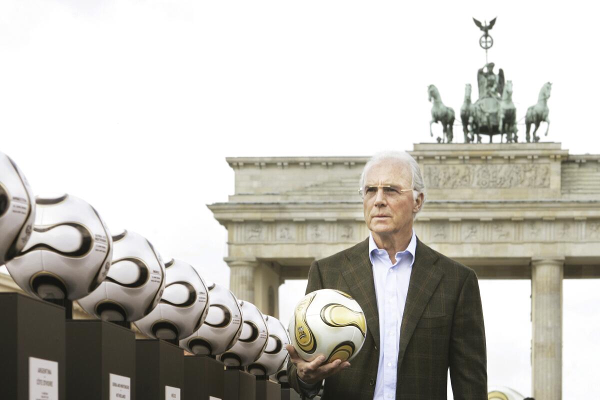 Reactions to the death of German soccer great Franz Beckenbauer at the age of 78 - The San Diego Union-Tribune