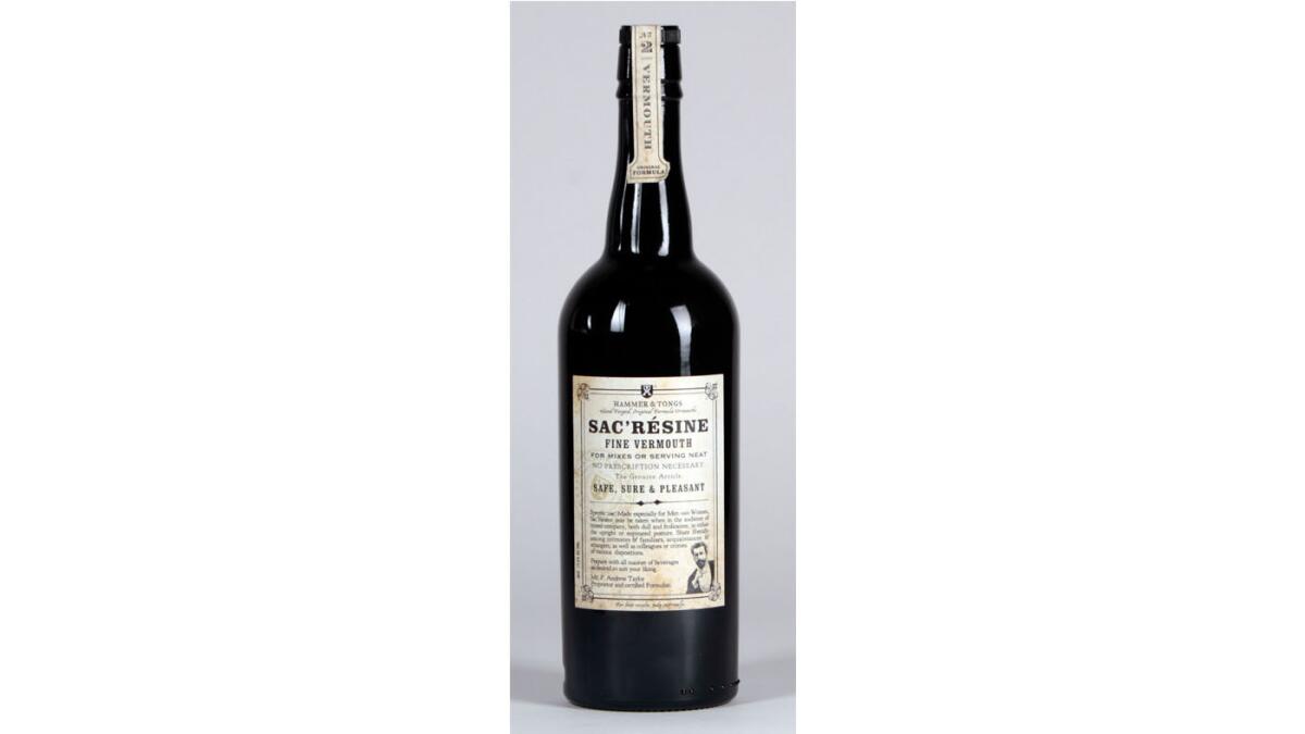 Hammer & Tong's Sac Résine vermouth.