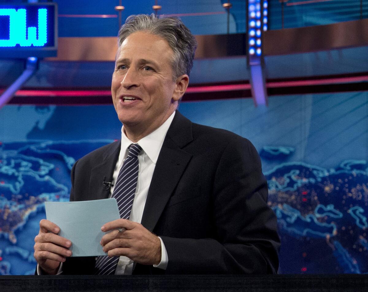 "The Daily Show" host Jon Stewart.