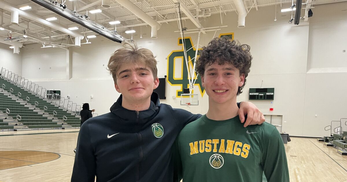 Boys’ basketball: Former rivals Dylan Black and Will Householter play in sync for Mira Costa