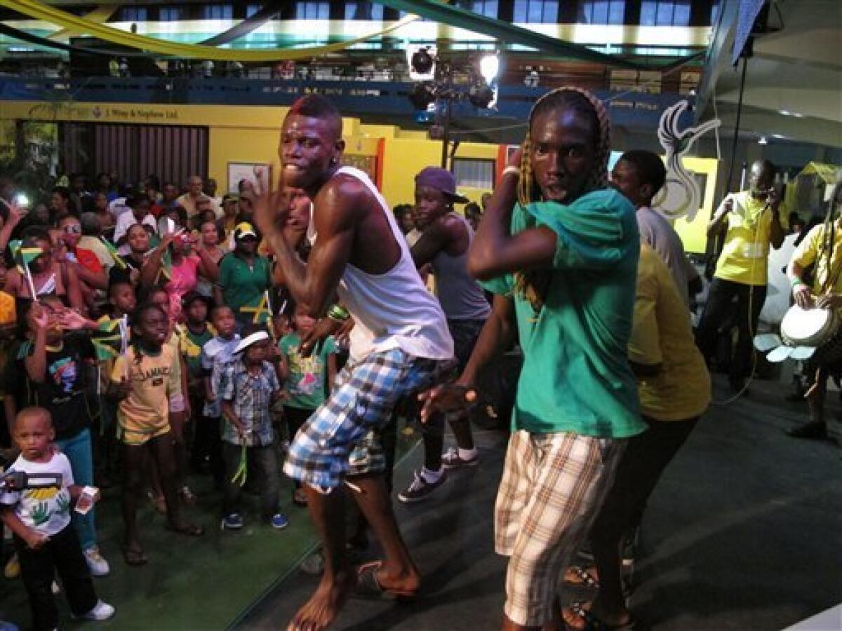jamaican people dancing