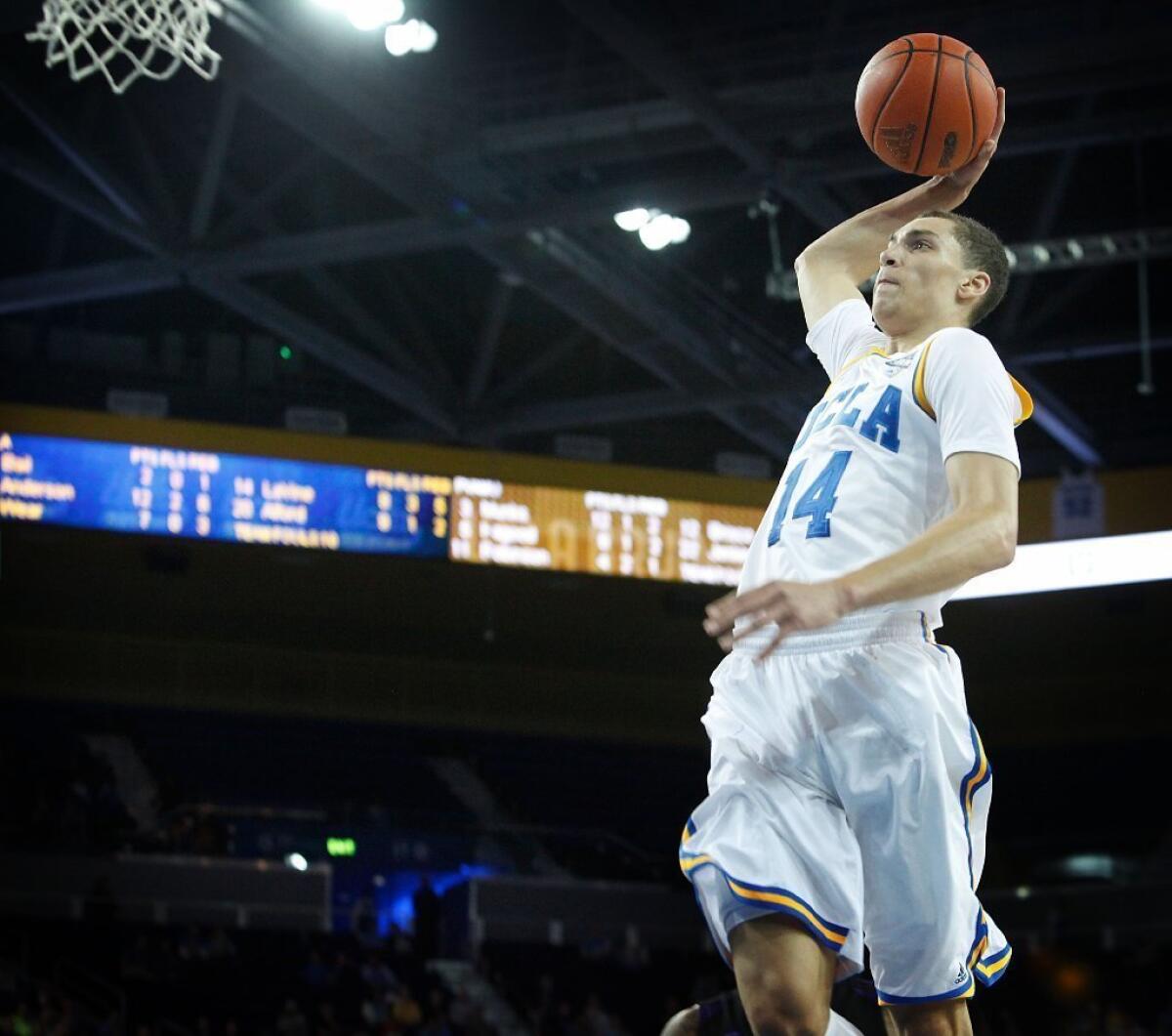 Zach LaVine reportedly won't be soaring through the air for the Bruins next season.