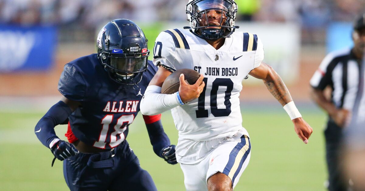 St. John Bosco routs Allen in Texas-sized mismatch - Los Angeles Times