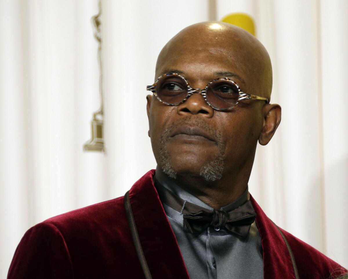 Samuel L. Jackson, shown here at the 2013 Academy Awards, is reportedly in talks to star in "The Black Phantom."